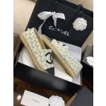 CHANEL fisherman shoes Chanel classic version of the original injection of rubber translucent rubber original color hemp sole