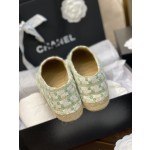 CHANEL fisherman shoes Chanel classic version of the original injection of rubber translucent rubber original color hemp sole