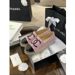 CHANEL fisherman shoes Chanel classic version of the original injection of rubber translucent rubber original color hemp sole