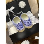 CHANEL fisherman shoes Chanel classic version of the original injection of rubber translucent rubber original color hemp sole