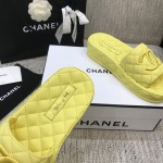 CHANEL 2022 early spring latest honey slippers fashion versatile series imported sheepskin cushioned feet