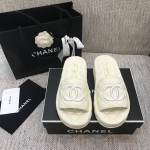 CHANEL 2022 early spring latest honey slippers fashion versatile series imported sheepskin cushioned feet