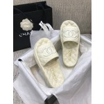 CHANEL 2022 early spring latest honey slippers fashion versatile series imported sheepskin cushioned feet