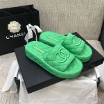 CHANEL 2022 early spring latest honey slippers fashion versatile series imported sheepskin cushioned feet
