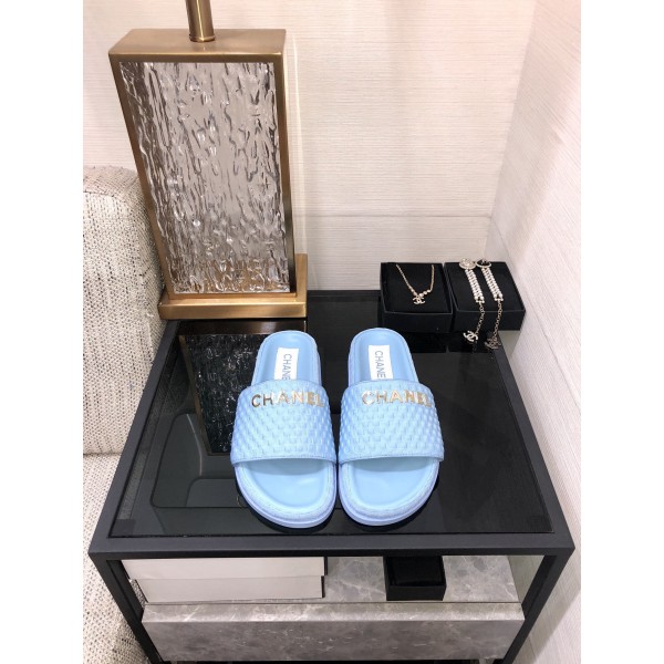 CHANEL 2022 early spring latest honey slippers fashion versatile series imported sheepskin cushioned feet