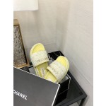 CHANEL 2022 early spring latest honey slippers fashion versatile series imported sheepskin cushioned feet
