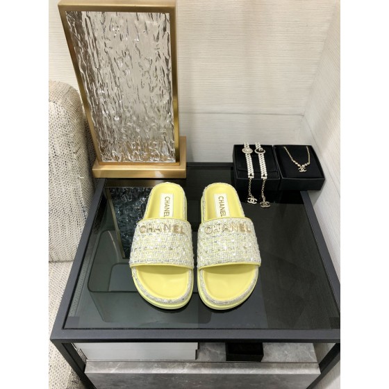 CHANEL 2022 early spring latest honey slippers fashion versatile series imported sheepskin cushioned feet