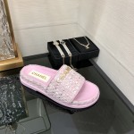 CHANEL 2022 early spring latest honey slippers fashion versatile series imported sheepskin cushioned feet
