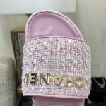 CHANEL 2022 early spring latest honey slippers fashion versatile series imported sheepskin cushioned feet