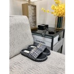 CHANEL 2022 early spring latest honey slippers fashion versatile series imported sheepskin cushioned feet