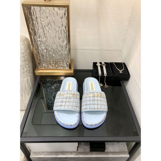 CHANEL 2022 early spring latest honey slippers fashion versatile series imported sheepskin cushioned feet