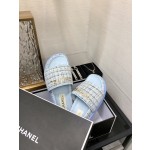 CHANEL 2022 early spring latest honey slippers fashion versatile series imported sheepskin cushioned feet