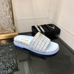 CHANEL 2022 early spring latest honey slippers fashion versatile series imported sheepskin cushioned feet
