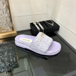 CHANEL 2022 early spring latest honey slippers fashion versatile series imported sheepskin cushioned feet