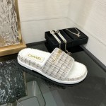 CHANEL 2022 early spring latest honey slippers fashion versatile series imported sheepskin cushioned feet