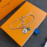 Louis Vuitton vintage silver bracelet couple's version 22cm20cm18cm changeable length