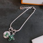 Louis Vuitton vintage silver bracelet couple's version 22cm20cm18cm changeable length