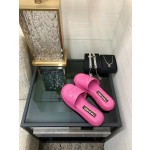 CHANEL 2023 spring and summer latest electric embroidery honey slippers Imported leather outsole