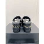 CHANEL water table thick bottom pearl flower slippers original rubber sole