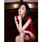 CHANEL🇫🇷Xiaoxiang Crystal Diamond Red Agate Love Stud Earrings