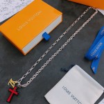 Louis Vuitton vintage silver bracelet, couple's version, length 60 cm, changeable