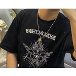 Louis Vuitton vintage silver necklace, couple's version, chain length 60 cm, changeable