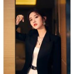 CHANEL🇫🇷Xiaoxiang Camellia Full Diamond Pearl Stud Earrings Earrings Jewelry