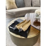 CHANEL ballet shoes Imported custom leather Italy imported leather outsole