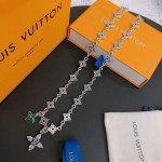Louis Vuitton vintage silver necklace, couple's version, chain length 60 cm, changeable