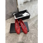 CHANEL ballet shoes Imported custom leather Italy imported leather outsole