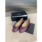 CHANEL ballet shoes Imported custom leather Italy imported leather outsole