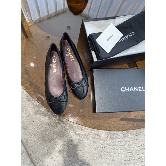 CHANEL ballet shoes Imported custom leather Italy imported leather outsole