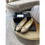 CHANEL ballet shoes Imported custom leather Italy imported leather outsole