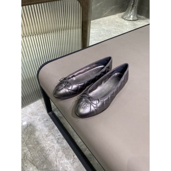 CHANEL ballet shoes Imported custom leather Italy imported leather outsole