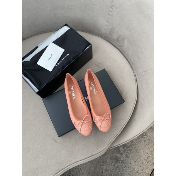 CHANEL ballet shoes Imported custom leather Italy imported leather outsole