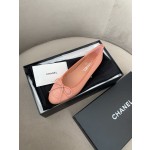 CHANEL ballet shoes Imported custom leather Italy imported leather outsole
