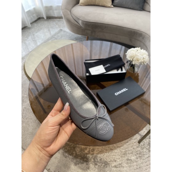 CHANEL ballet shoes Imported custom leather Italy imported leather outsole