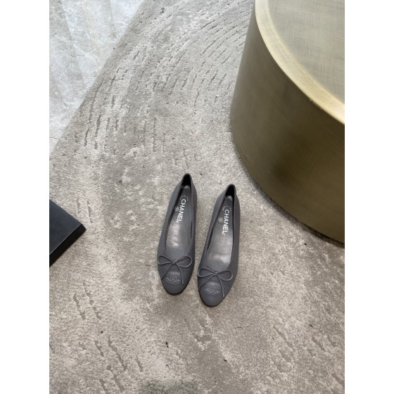 CHANEL ballet shoes Imported custom leather Italy imported leather outsole