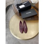 CHANEL ballet shoes Imported custom leather Italy imported leather outsole