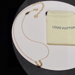 Louis Vuitton Early Spring 2023 Vintage LV monogram U necklace