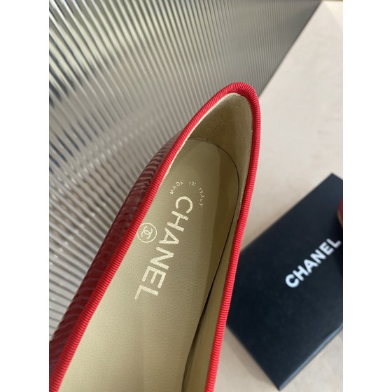 CHANEL ballet shoes Imported custom leather Italy imported leather outsole