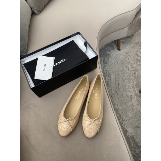 CHANEL ballet shoes Imported custom leather Italy imported leather outsole