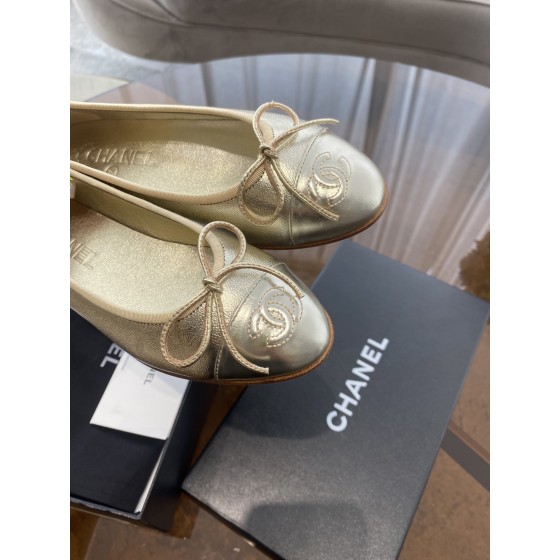 CHANEL ballet shoes Imported custom leather Italy imported leather outsole