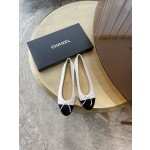 CHANEL ballet shoes Imported custom leather Italy imported leather outsole