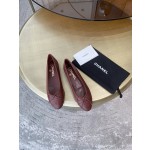 CHANEL ballet shoes Imported custom leather Italy imported leather outsole