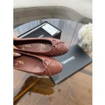 CHANEL ballet shoes Imported custom leather Italy imported leather outsole