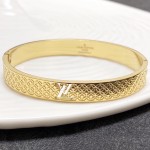 Louis Vuitton LV monogrammed openwork bracelet