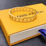 Louis Vuitton LV monogrammed openwork bracelet