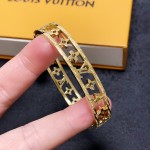 Louis Vuitton LV monogrammed openwork bracelet