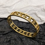 Louis Vuitton LV monogrammed openwork bracelet
